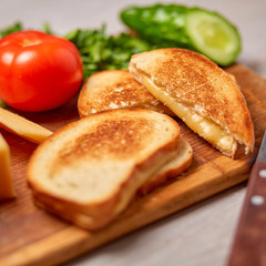 sandwich and cheese