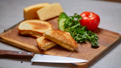 sandwich and cheese