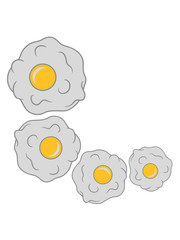 muster spiegelei kochen braten essen ei eigelb eiweiß frühstück servieren hunger lecker schürze koch chef meister leibgericht clipart design