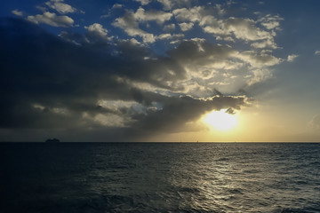  Cloudscape over the ocean  