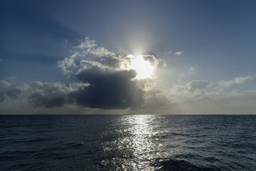  Cloudscape over the ocean