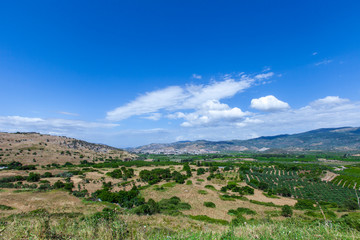 Fototapeta na wymiar landscape for turkey country side