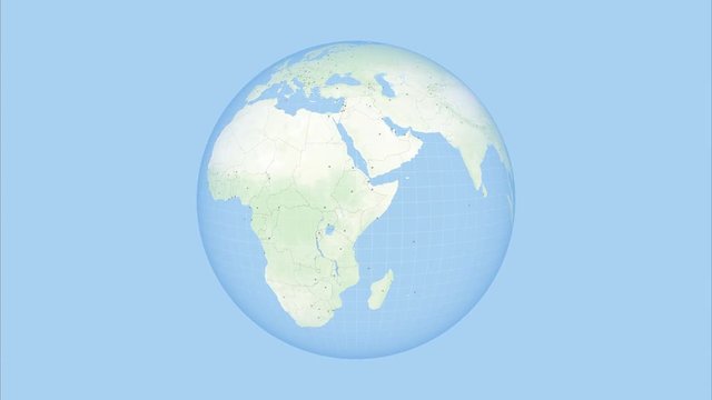 Zoom to India. State Borders and Capitals. World Zoom Into India - Planet Earth. Political Borders of South Asian Countries: Afghanistan, Bangladesh, Bhutan, Nepal, India, Pakistan, Sri Lanka.