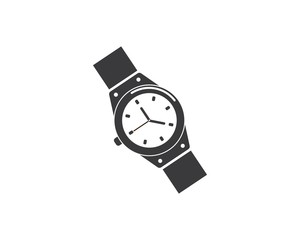 wristwatch icon vector template design