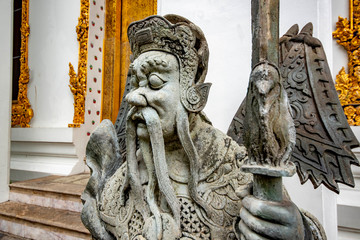 Fototapeta na wymiar Wat Pho Buddhist Temple in Bangkok, Thailand