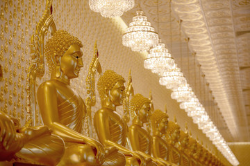 Lord Buddha golden image figure