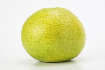 Fresh grapefruit on white background