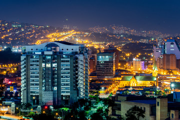 Obraz premium Medellin at night