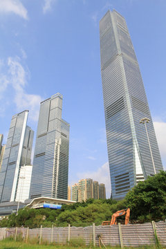 ICC Kyscraper,wet Kowloon Hong Kong China