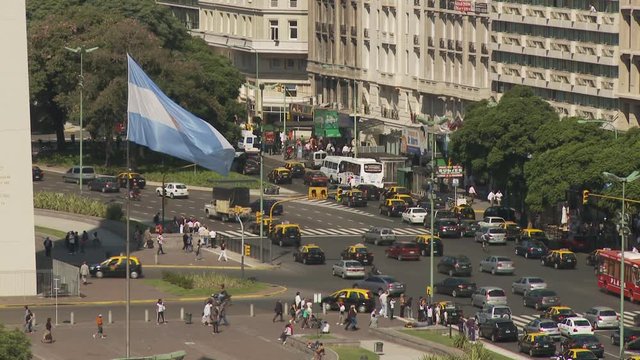 View of city in Buenos Aires, Argentina