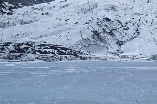 Image of glacier on Iceland.	