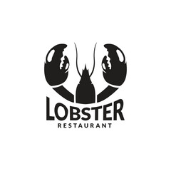 Red crawfish prawn shrimp lobster seafood isolated logo and design elements on white background