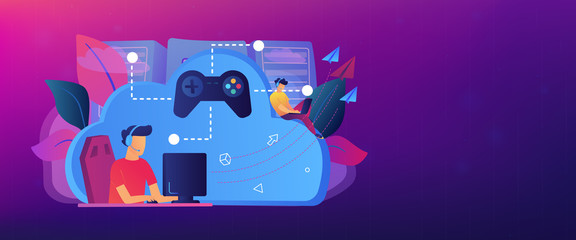 Cloud gaming header banner. © Visual Generation
