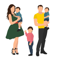 Obraz premium parents and children