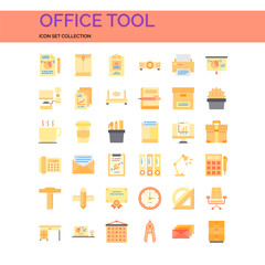 Office Tool Icons Set. UI Pixel Perfect Well-crafted Vector Thin Line Icons. The illustrations are a vector.