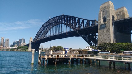 Obraz premium sydney harbour bridge in australia