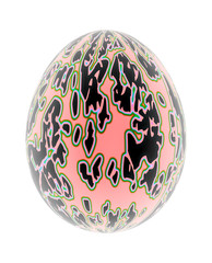 3D Bild - Ei bemalt - Osterfest