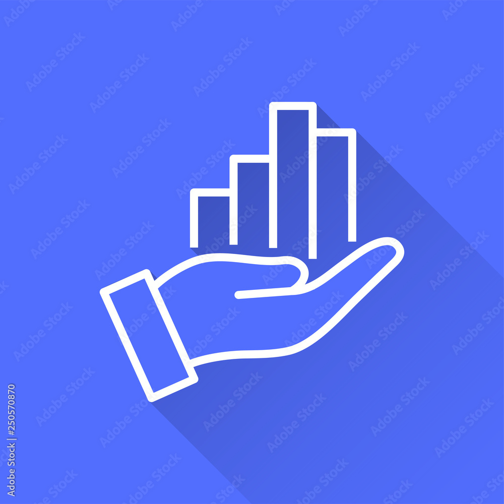 Aufkleber data analysis - vector icon for graphic and web design.