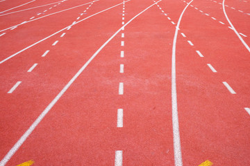 Running track texture close up