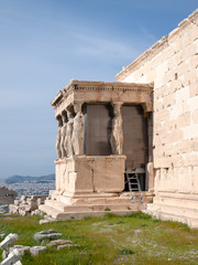 Fototapeta na wymiar Erechtheion in Athen, Greece