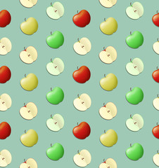 Apple seamless pattern