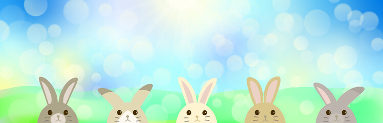 ほんわか春のウサちゃん