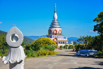 Wat Tha Ton is a buddhist temple in Chiang Mai Province, Thailand