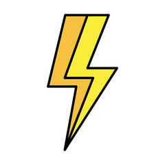 cute ray thunder icon