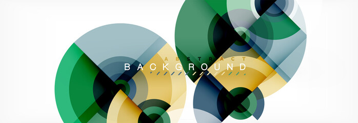 Abstract background circle design