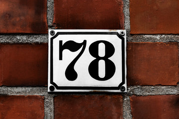 Hausnummer 78