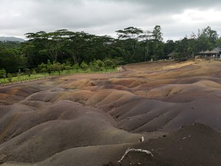Siebenfarbige Erde Chamarel Mauritius