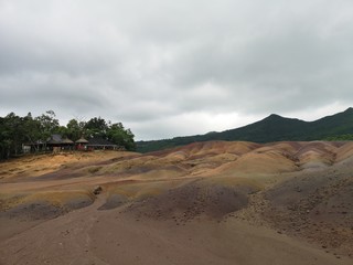 Siebenfarbige Erde Chamarel Mauritius