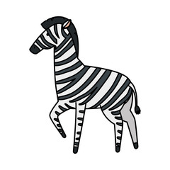 african zebra wild character