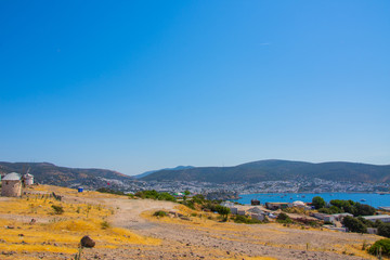 The landscape of  of the lovely touristic city of Bodrum