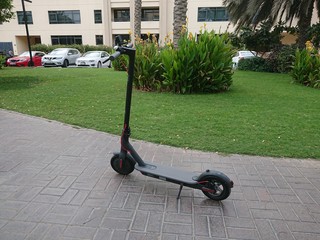 scooter in the park
