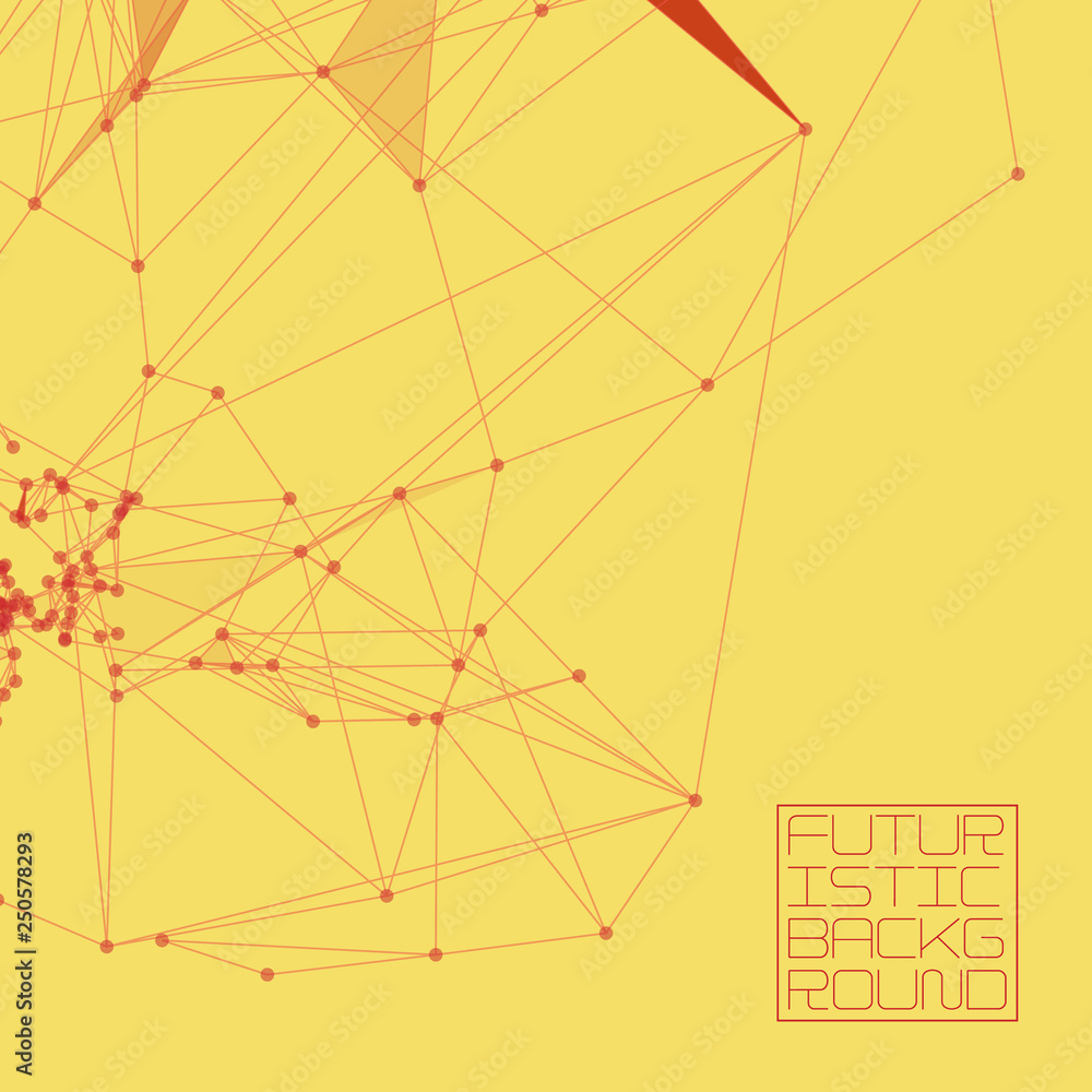 Poster Abstract background with dotted grid