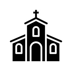 Church vector, Feast of Saint Patrick line icon