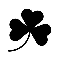 Clover vector, Feast of Saint Patrick line icon