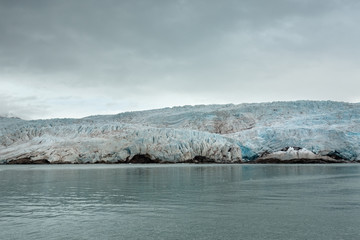 Obraz premium Glacier Nordenskiold in Archipelago of Svalbard in Norway