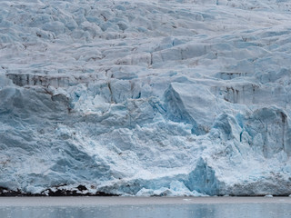 Nordenskiold glacier (Nordenskioldbreen) in Svalbard, Norway