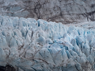 Nordenskiold glacier (Nordenskioldbreen) in Svalbard, Norway