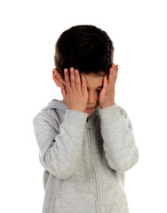 Fototapeta premium Sad child crying