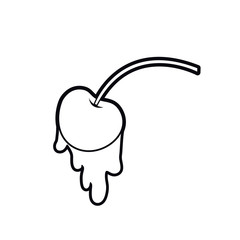 cherry dripping icon