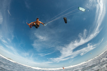 Kitesurfing