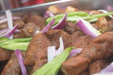 Fried lamb chops