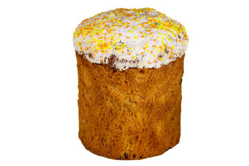 Easter cake isolated on white background
