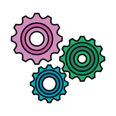 gear machinery isolated icon