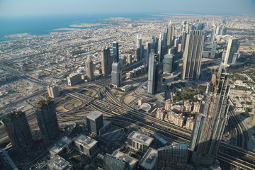 View on Dubai downtown, United Arab Emirates