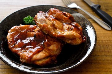 鶏の照り焼き