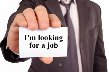 I'm looking for a job